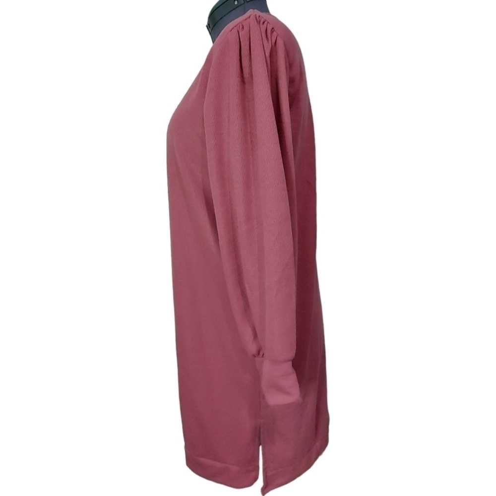 Ekrutex Dusty Rose Sweater Dress Size XL - Picture 3 of 7